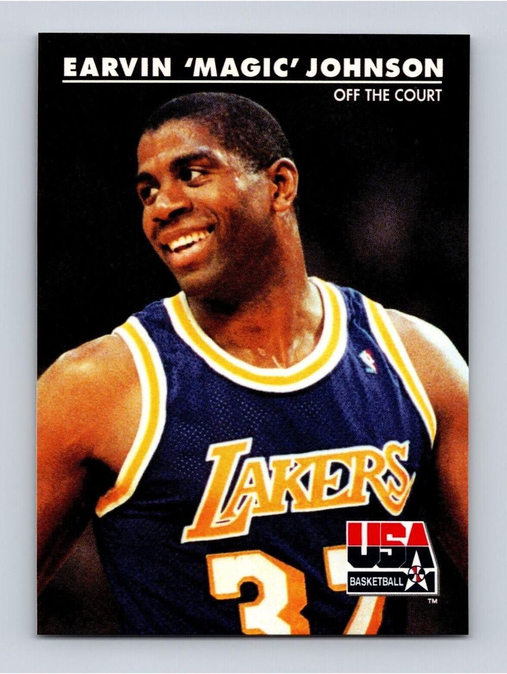 1992 SkyBox USA #32 Earvin "Magic" Johnson Basketball Card